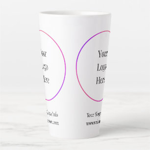 Business Logo Modern Company Template Latte Mug