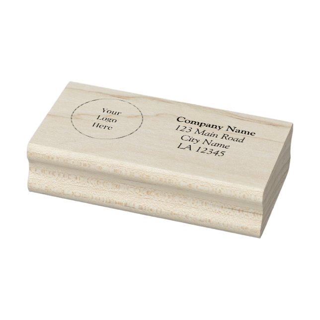 Business Logo | Modern Company Template  Rubber Stamp (Stamp)