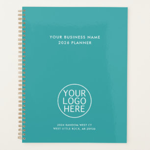 Business Logo Modern Corporate Employees 2026 Planner