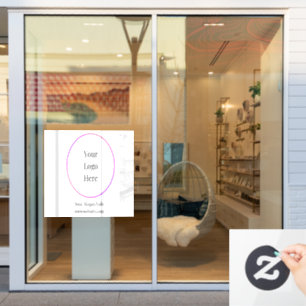 Business Logo Modern Customisable Templates Window Cling