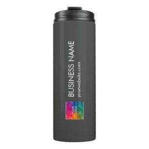 Business Logo Modern Elegant Simple Template Top Thermal Tumbler