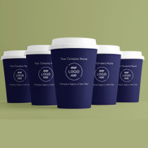 Business Logo Modern Minimal Company Branded Navy