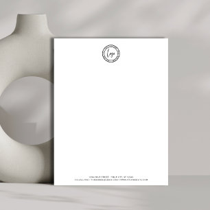 Business Logo Modern Minimal Simple White