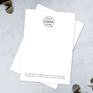 Business Logo   Modern Minimalist Clean Simple Card