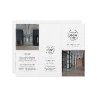 Business Logo | Modern Photo Trifold Brochure