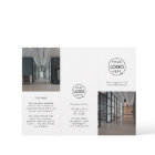 Business Logo | Modern Photo Trifold Brochure