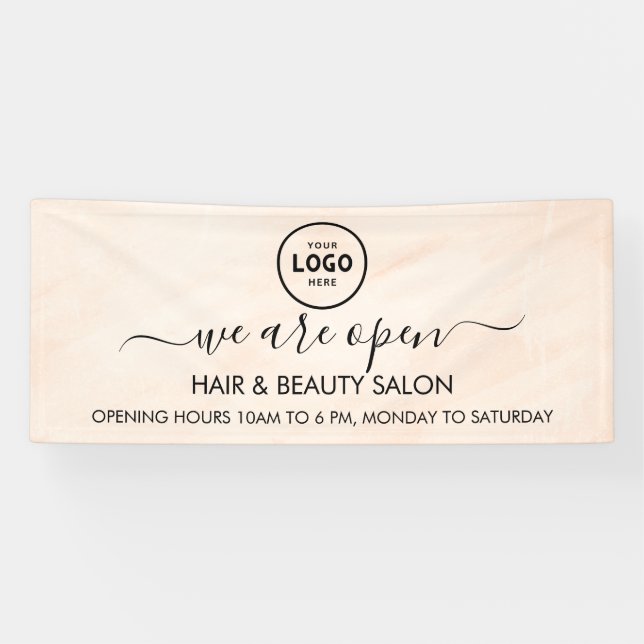 Business Logo Modern Professional 6' Banner (Horizontal)