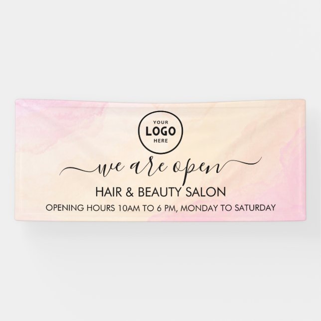 Business Logo Modern Professional 6' Banner (Horizontal)