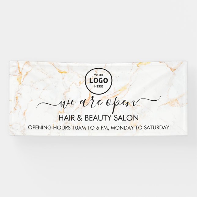 Business Logo Modern Professional 6' Banner (Horizontal)