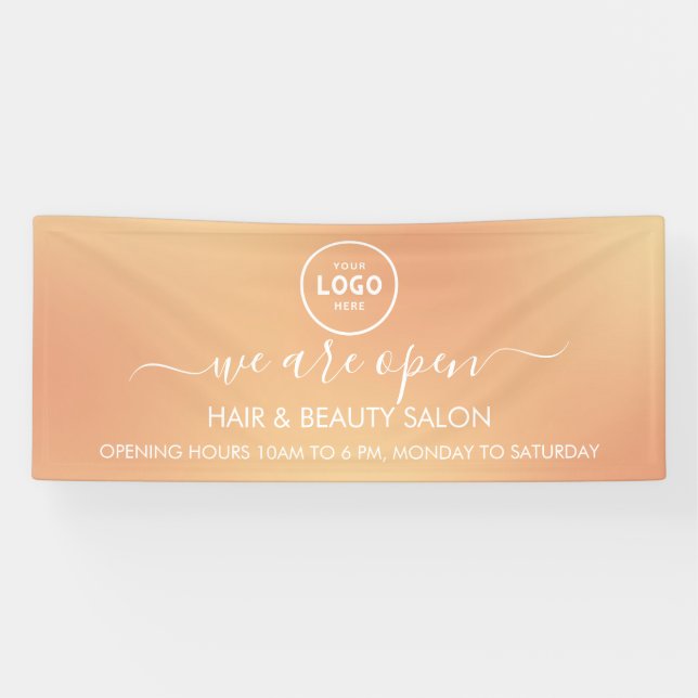 Business Logo Modern Professional 6' Banner (Horizontal)