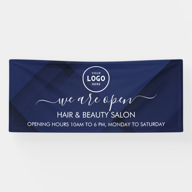 Business Logo Modern Professional 6' Banner (Horizontal)