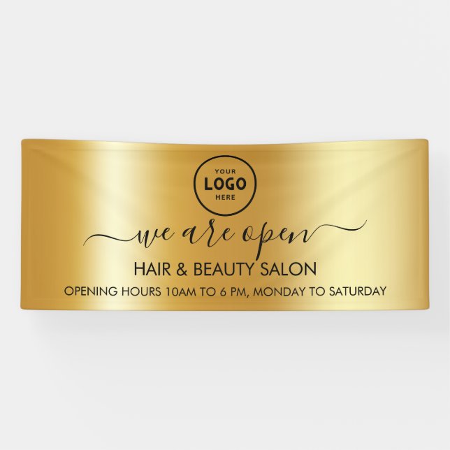 Business Logo Modern Professional 6' Banner (Horizontal)