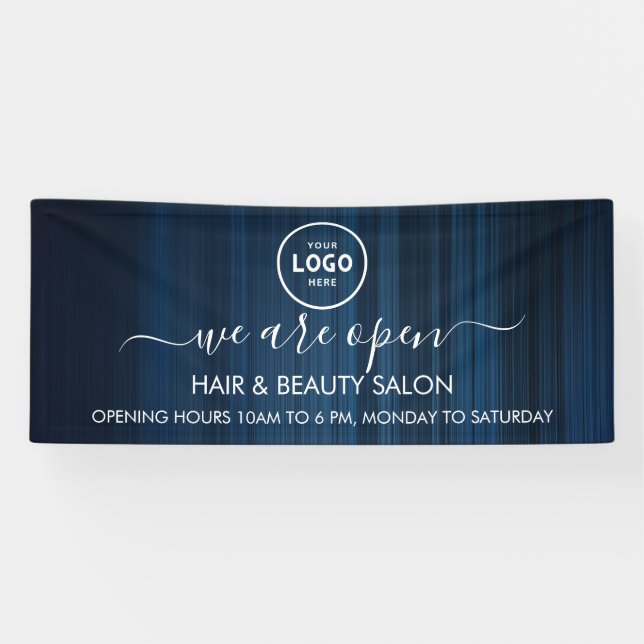 Business Logo Modern Professional 6' Banner (Horizontal)