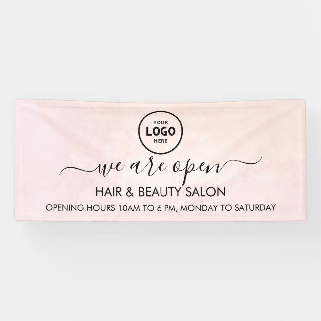 Business Logo Modern Professional 6' Banner (Horizontal)