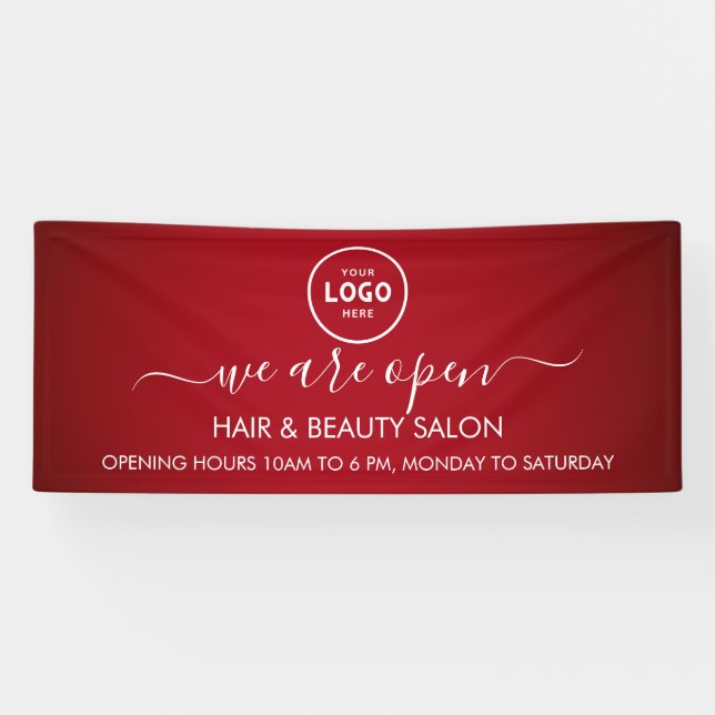 Business Logo Modern Professional 6' Banner (Horizontal)