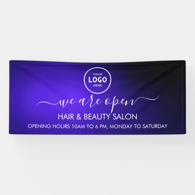 Business Logo Modern Professional 6' Banner (Horizontal)