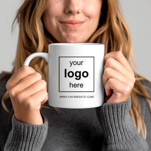 Business Logo Modern Promotional Coffee Mug