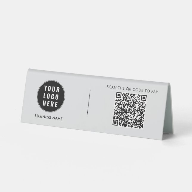 Business Logo Modern QR Code Custom (Front)