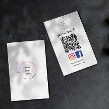 Business Logo | Modern QR Code Social Template