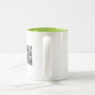 Business Logo Modern with QR code  Mug