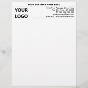 Business Logo Name Address Letterhead Template