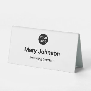 Business Logo Name Professional Job Title White