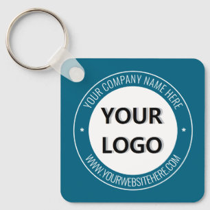Business Logo Name Website Promotional Keychain