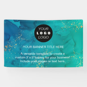 Business Logo   Navy Blue Professional Banner