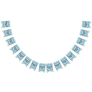 Business Logo on Light Blue Swallowtail Bunting