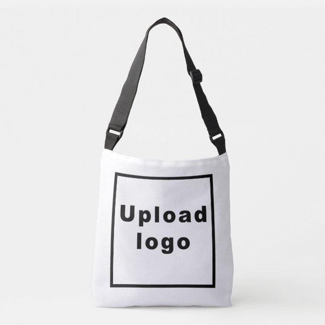Business Logo on White Crossbody Bag (Front)