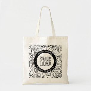 Business Logo or Design & Editable Text Template Tote Bag