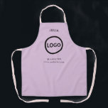 Business Logo Pale Pink Employee Staff Name Apron<br><div class="desc">Business Logo Pale Pink Employee Staff Name
A simple custom business template in a modern minimalist style which can be easily updated with your company logo and text. 

business, Pale Pink, style, custom, employee, staff, name, server, company logo, custom logo</div>