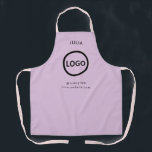 Business Logo Pale Pink Employee Staff Name Apron<br><div class="desc">Business Logo Pale Pink Employee Staff Name
A simple custom business template in a modern minimalist style which can be easily updated with your company logo and text. 

business, Pale Pink, style, custom, employee, staff, name, server, company logo, custom logo</div>