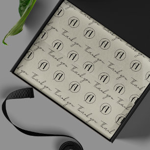 Business Logo Pattern Branding Tissue Paper