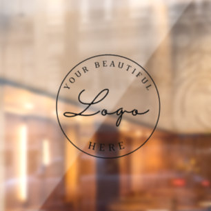 Business Logo Personalised Custom Window Cling