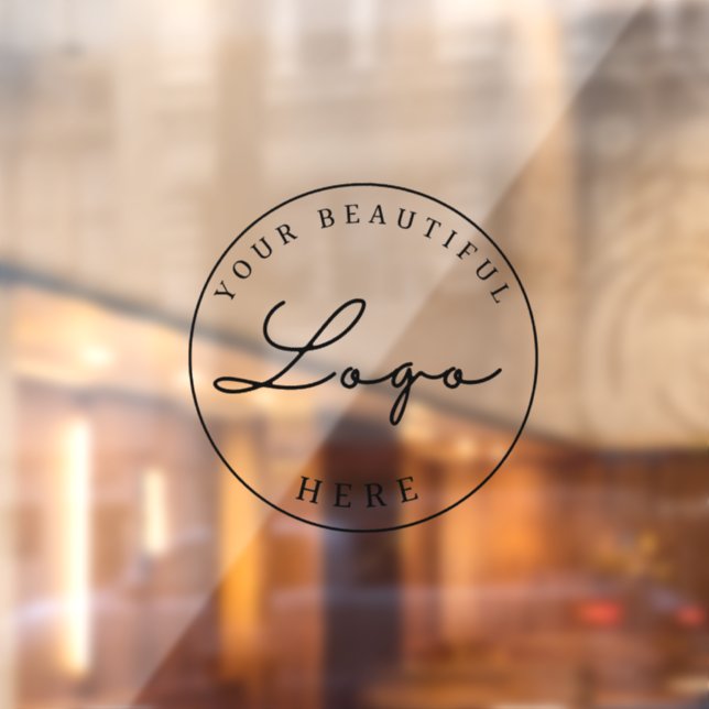 Business Logo Personalised Custom  Window Cling (Sheet 2)