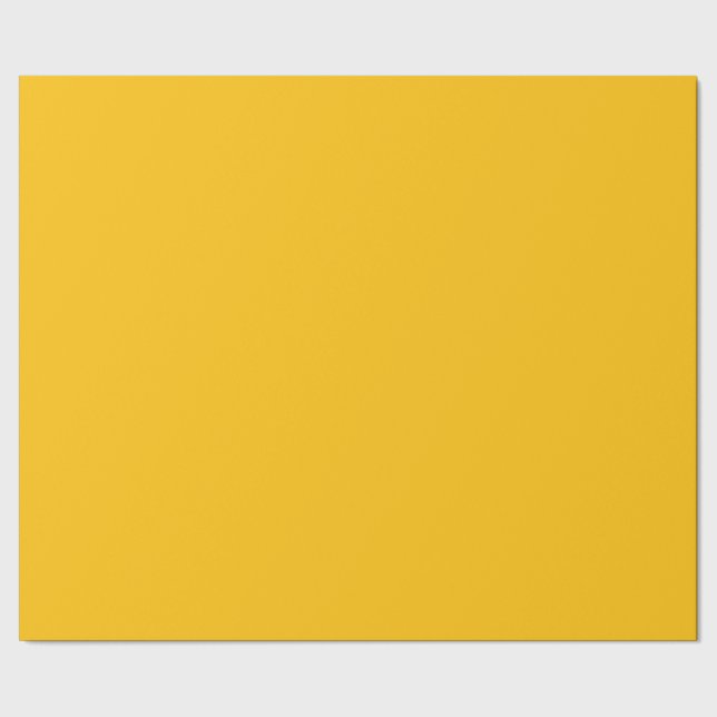 Business Logo Personalised Initials yellow Wrapping Paper (Seam)