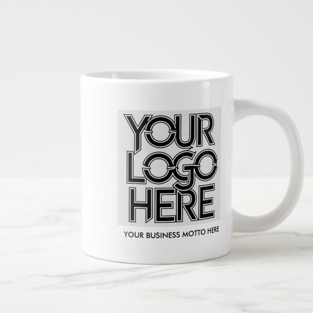  Business Logo Personalised Large Coffee Mug (Right)