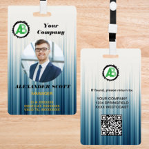  Business  Logo Personnel staff employee  qr Code