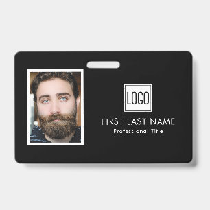 Business Logo   Photo Name Barcode Employee ID Badge