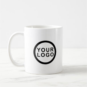 Business Logo Professional Brand White Coffee Mug