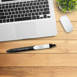 Business Logo Professional Branding Minimalist Black Ink Pen