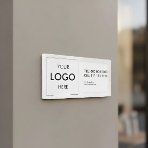 Business Logo Professional Minimalist White Banner