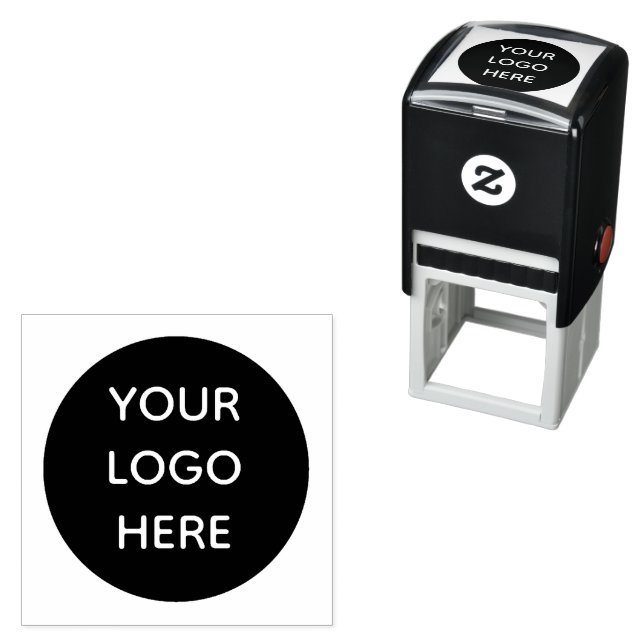 Business Logo Professional Modern Corporate Self-inking Stamp (In Situ)