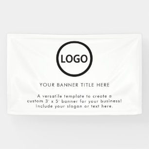 Business Logo professional stylish trendy Banner