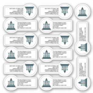 Business Logo Promo Address 14 Contour Cut Vinyl