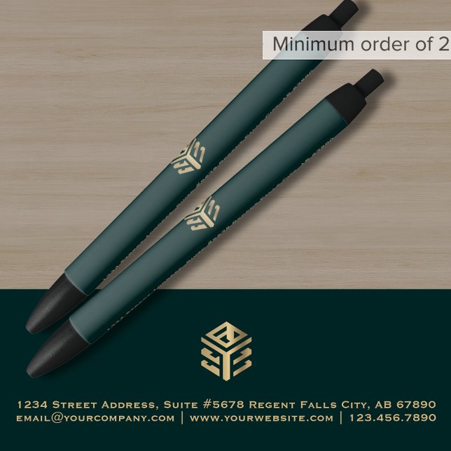 Business Logo Promotional Black Ink Pen (Creator Uploaded)
