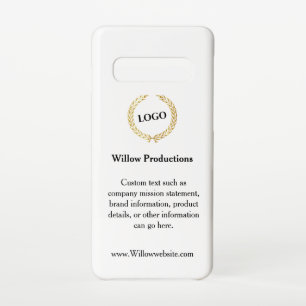 Business Logo Promotional Company Samsung Galaxy Case