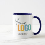 Business Logo Promotional Item Boss Customer Gift Mug<br><div class="desc">Promotional Items No Minimum, Colour Logo Mugs Easily personalise this high quality mug with your own company logo and custom text. No minimum and no set up fee! Available in many sizes and colours, simply choose from the options on the right. Create and increase your brand awareness with trade show...</div>