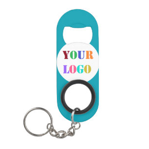 Business Logo Promotional Keychain Bottle Opener